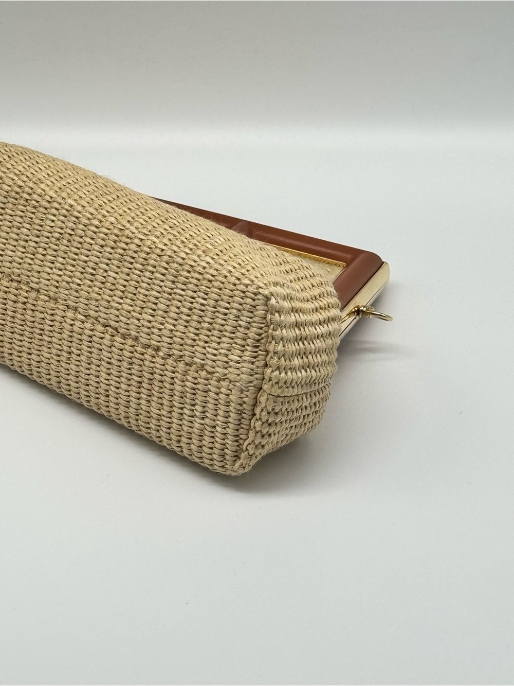 Fendi First Raffia Small Crossbody/Clutch - Picture 8 of 8